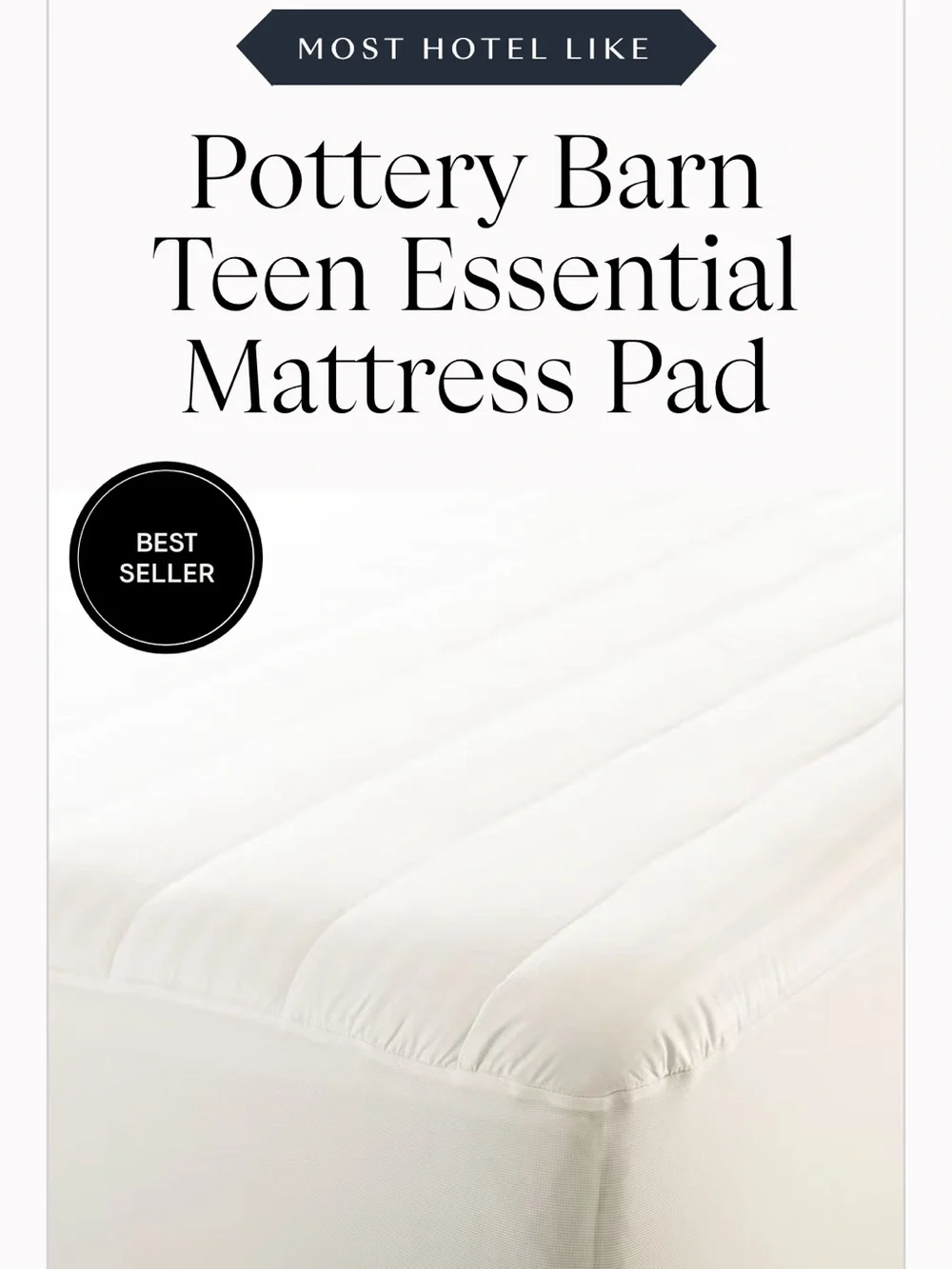 Pottery Barn Teen Classic Damask Mattress Pad - XL Twin